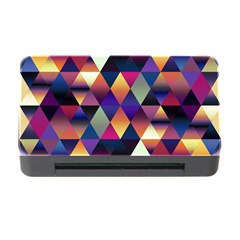 Colorful Geometric  Memory Card Reader With Cf by SpinnyChairDesigns