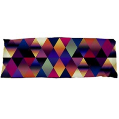 Colorful Geometric  Body Pillow Case Dakimakura (two Sides) by SpinnyChairDesigns