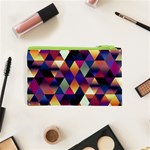 Colorful Geometric  Cosmetic Bag (XS) Back