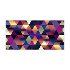 Colorful Geometric  Yoga Headband by SpinnyChairDesigns