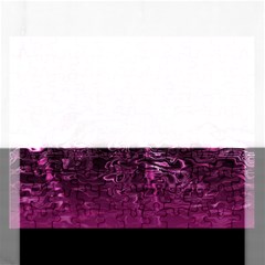 Magenta Black Swirl Rectangular Jigsaw Puzzl by SpinnyChairDesigns