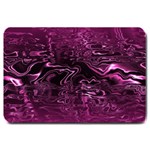 Magenta Black Swirl Large Doormat  30 x20  Door Mat