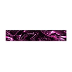 Magenta Black Swirl Flano Scarf (mini) by SpinnyChairDesigns