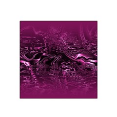 Magenta Black Swirl Satin Bandana Scarf by SpinnyChairDesigns