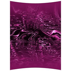 Magenta Black Swirl Back Support Cushion by SpinnyChairDesigns