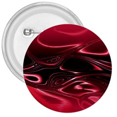 Crimson Red Black Swirl 3  Buttons by SpinnyChairDesigns