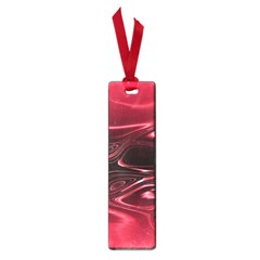 Crimson Red Black Swirl Small Book Marks