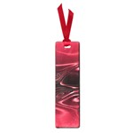 Crimson Red Black Swirl Small Book Marks Front