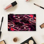 Abstract Art Swirls Cosmetic Bag (Small) Front