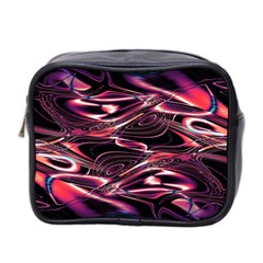 Abstract Art Swirls Mini Toiletries Bag (two Sides) by SpinnyChairDesigns