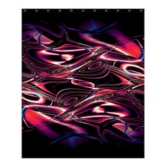 Abstract Art Swirls Shower Curtain 60  X 72  (medium)  by SpinnyChairDesigns