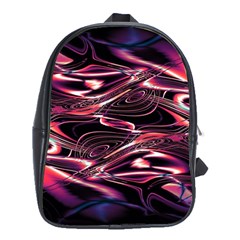 Abstract Art Swirls School Bag (xl) by SpinnyChairDesigns