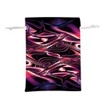 Abstract Art Swirls Lightweight Drawstring Pouch (M) Front