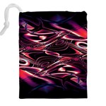 Abstract Art Swirls Drawstring Pouch (5XL) Back