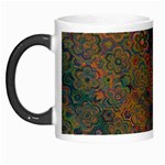 Boho Floral Pattern Morph Mugs Left