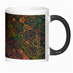 Boho Floral Pattern Morph Mugs Right