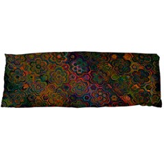 Boho Floral Pattern Body Pillow Case Dakimakura (two Sides) by SpinnyChairDesigns