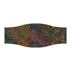 Boho Floral Pattern Stretchable Headband by SpinnyChairDesigns