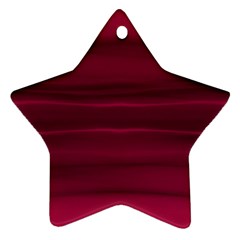 Dark Rose Pink Ombre  Ornament (star) by SpinnyChairDesigns