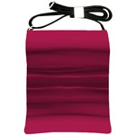 Dark Rose Pink Ombre  Shoulder Sling Bag Front