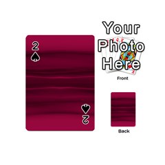 Dark Rose Pink Ombre  Playing Cards 54 Designs (mini) by SpinnyChairDesigns