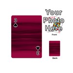 Dark Rose Pink Ombre  Playing Cards 54 Designs (Mini) Front - Spade3