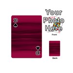 Dark Rose Pink Ombre  Playing Cards 54 Designs (Mini) Front - Spade10