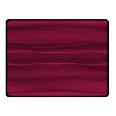 Dark Rose Pink Ombre  Double Sided Fleece Blanket (small)  by SpinnyChairDesigns