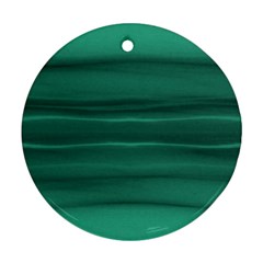 Biscay Green Ombre Ornament (round) by SpinnyChairDesigns