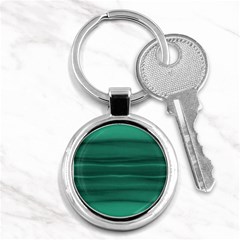 Biscay Green Ombre Key Chain (round) by SpinnyChairDesigns