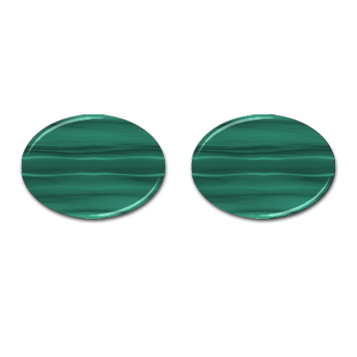 Biscay Green Ombre Cufflinks (Oval)