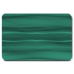 Biscay Green Ombre Large Doormat  by SpinnyChairDesigns