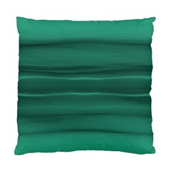 Biscay Green Ombre Standard Cushion Case (one Side) by SpinnyChairDesigns