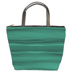 Biscay Green Ombre Bucket Bag by SpinnyChairDesigns