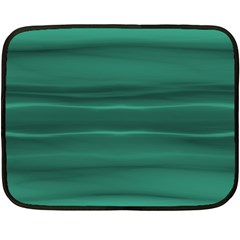 Biscay Green Ombre Fleece Blanket (mini) by SpinnyChairDesigns