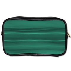 Biscay Green Ombre Toiletries Bag (two Sides) by SpinnyChairDesigns