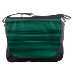 Biscay Green Ombre Messenger Bag by SpinnyChairDesigns