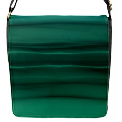 Biscay Green Ombre Flap Closure Messenger Bag (s) by SpinnyChairDesigns