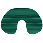 Biscay Green Ombre Travel Neck Pillow Front