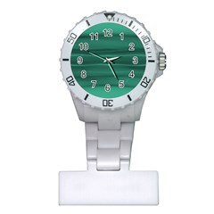 Biscay Green Ombre Plastic Nurses Watch by SpinnyChairDesigns