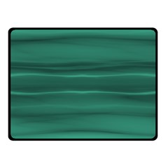 Biscay Green Ombre Double Sided Fleece Blanket (small)  by SpinnyChairDesigns