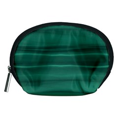 Biscay Green Ombre Accessory Pouch (medium) by SpinnyChairDesigns