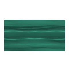 Biscay Green Ombre Satin Wrap by SpinnyChairDesigns