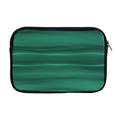 Biscay Green Ombre Apple Macbook Pro 17  Zipper Case by SpinnyChairDesigns