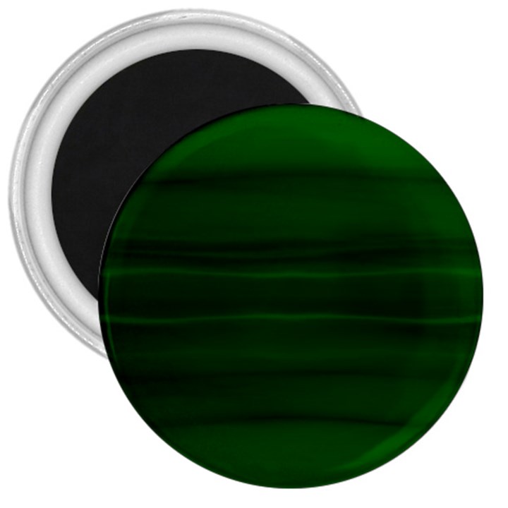 Emerald Green Ombre 3  Magnets