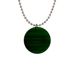 Emerald Green Ombre 1  Button Necklace by SpinnyChairDesigns