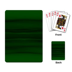 Emerald Green Ombre Playing Cards Single Design (rectangle) by SpinnyChairDesigns