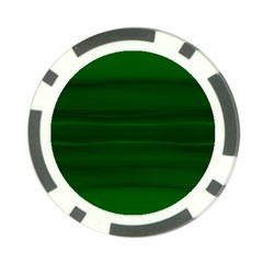 Emerald Green Ombre Poker Chip Card Guard by SpinnyChairDesigns