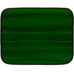 Emerald Green Ombre Fleece Blanket (mini) by SpinnyChairDesigns