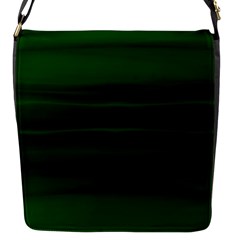 Emerald Green Ombre Flap Closure Messenger Bag (s) by SpinnyChairDesigns